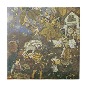 Klassieke Sprookjesfiguren van Edmund Dulac Tegeltje