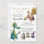 Klassieke sprookjesillustraties voor kinderen kaart (Voorkant)