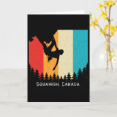 Klassieke Squamish, Canada Rotsklimmen Boulderen Kaart (Gele Bloem)