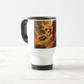 Klassieke St Michael Battling the Devil Travel Mug Reisbeker (Voorkant links)