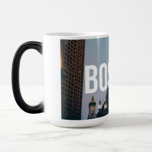 Klassieke stadsgezichtprint van Boston - Historisc Magische Mok