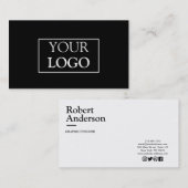 Klassieke standaard Visitekaartje (Voorkant / Achterkant)