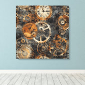 Klassieke Steampunk Canvas Kunst (Insitu (Houten vloer))