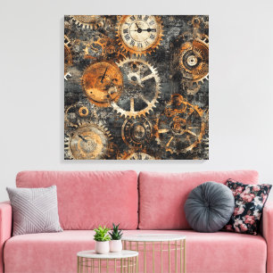 Klassieke Steampunk Canvas Kunst