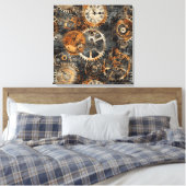 Klassieke Steampunk Canvas Kunst (Insitu (Slaapkamer))