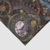 Klassieke steampunk-constructie en -deur tissuepapier (Detail)