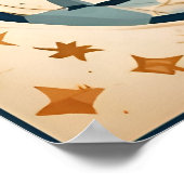 Klassieke stellaire kraamkamer, ruimte, kosmos, un poster (Hoek)