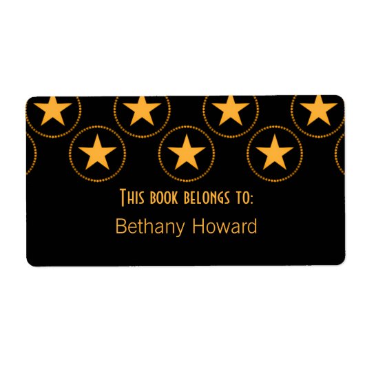 Klassieke stembalken etiket (Voorkant)