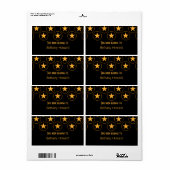 Klassieke stembalken etiket (Full Sheet)