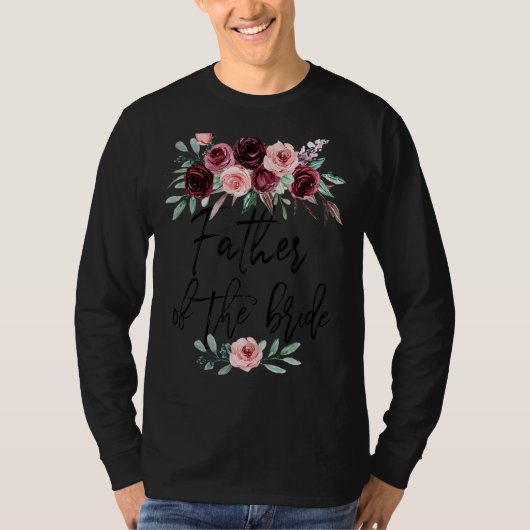 Klassieke Stemming Vader Van De Bruid Bachelorette T-shirt (Voorkant)