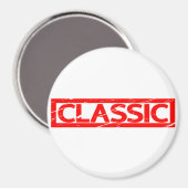 Klassieke stempel magneet (Voorkant / Achterkant)
