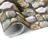 Klassieke Stenen rotsen noodlijdende stenen rustie Cadeaupapier (Rol Hoek)