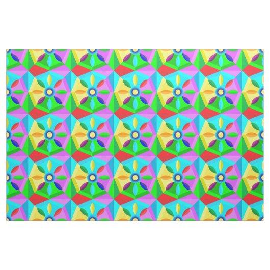 Klassieke ster bloem stof (Fat Quarter)