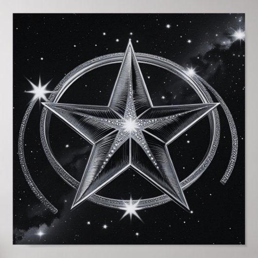 Klassieke ster poster (Voorkant)