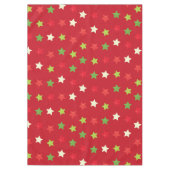 Klassieke sterren op Red Holiday Tablecloth Tafelkleed (Voorkant)