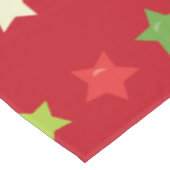 Klassieke sterren op Red Holiday Tablecloth Tafelkleed (Gekanteld)