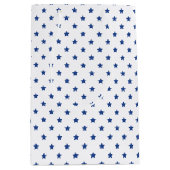 Klassieke sterren True Blue - Wit Medium Cadeauzakje (Voorkant)