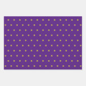 Klassieke Sterren Wrapping Papier Flat Sheet Set v Inpakpapier Vel (Voorkant)