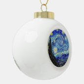 Klassieke sterrenhemel keramische bal ornament (Links)