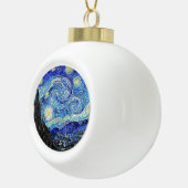 Klassieke sterrenhemel keramische bal ornament (Rechts)