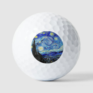 Klassieke sterrenhemel nachthemel golfballen