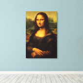 Klassieke stervelenschilderMona Lisa Canvas Afdruk (Insitu (Houten vloer))