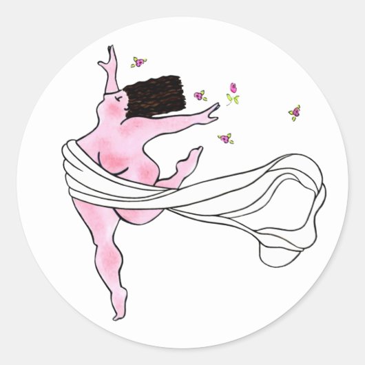 Klassieke Sticker van de Klassieke Ronde van de Hu (Voorkant)