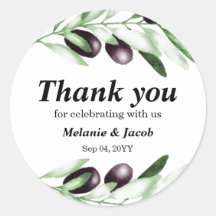 Klassieke Sticker van de Olijftak