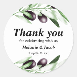 Klassieke Sticker van de Olijftak