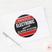 Klassieke Sticker van het elektronische alarmsyste (Envelop)