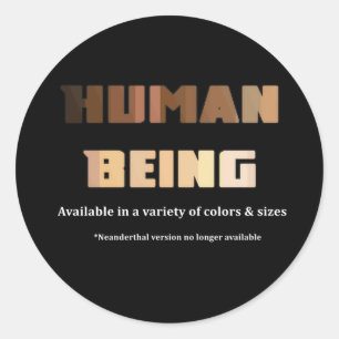 Klassieke Sticker voor de mens