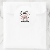 Klassieke sticker voor kattenmoeder  (Tas)