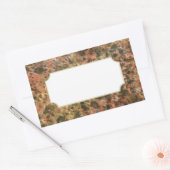 Klassieke Stickers met bruine marmer (Envelop)