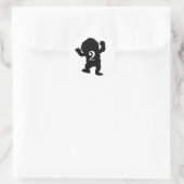 Klassieke stickers van Monster Character Party (Tas)