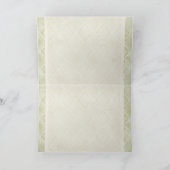 Klassieke stijl Aqua Bloemige Hortensia Kringel Da Bedankkaart (Binnen)