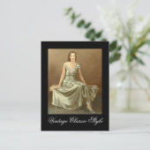  klassieke stijl briefkaart (Staand voorkant)