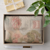 Klassieke stijl Briefkaart/Victoriaans dame met Ro Tissuepapier (Geschenk)