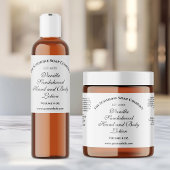 Klassieke  stijl cosmetica flesetiket etiket