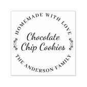 Klassieke stijl gepersonaliseerde bakgeschenk zelfinktende stempel (Design)