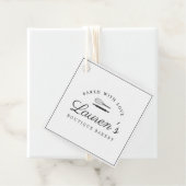 Klassieke Stijl Home Bakkerij Logo met Bedrijfsinf Bedankjes Labels (In situ)