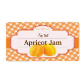 Klassieke stijl Jam Jelly Traditionele Abrikozenja Etiket (Voorkant)