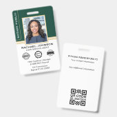 Klassieke Stijl Noteerbaar het Groene Goud van de  Badge (Voor- en achterkant)