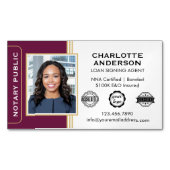 Klassieke Stijl Noteerbare Signaleringsagent ID Pl Magnetisch Visitekaartje (Voorkant)