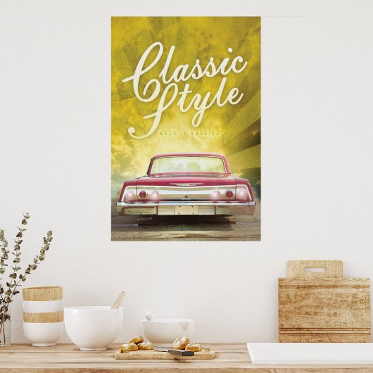 Klassieke stijl poster (Keuken)