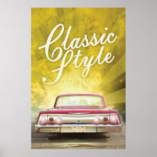 Klassieke stijl poster