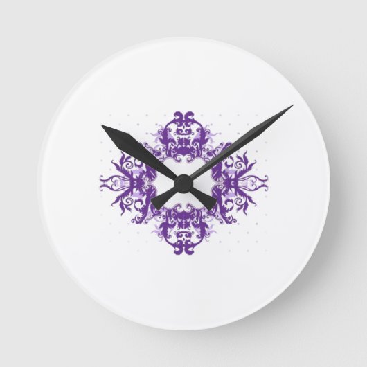 Klassieke stijl scrollwork ronde klok (Voorkant)