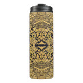 Klassieke stijl scrollwork thermosbeker (Voorkant)