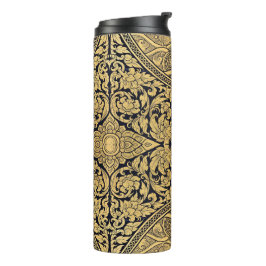 Klassieke stijl scrollwork thermosbeker