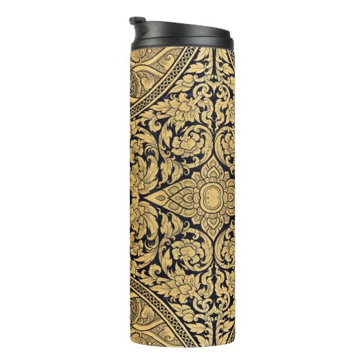 Klassieke stijl scrollwork thermosbeker (Geroteerd rechts)