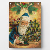 Klassieke stijl Sint Nicolaas (Kerstman) Kerstfees Fotoplaat (voorkant)